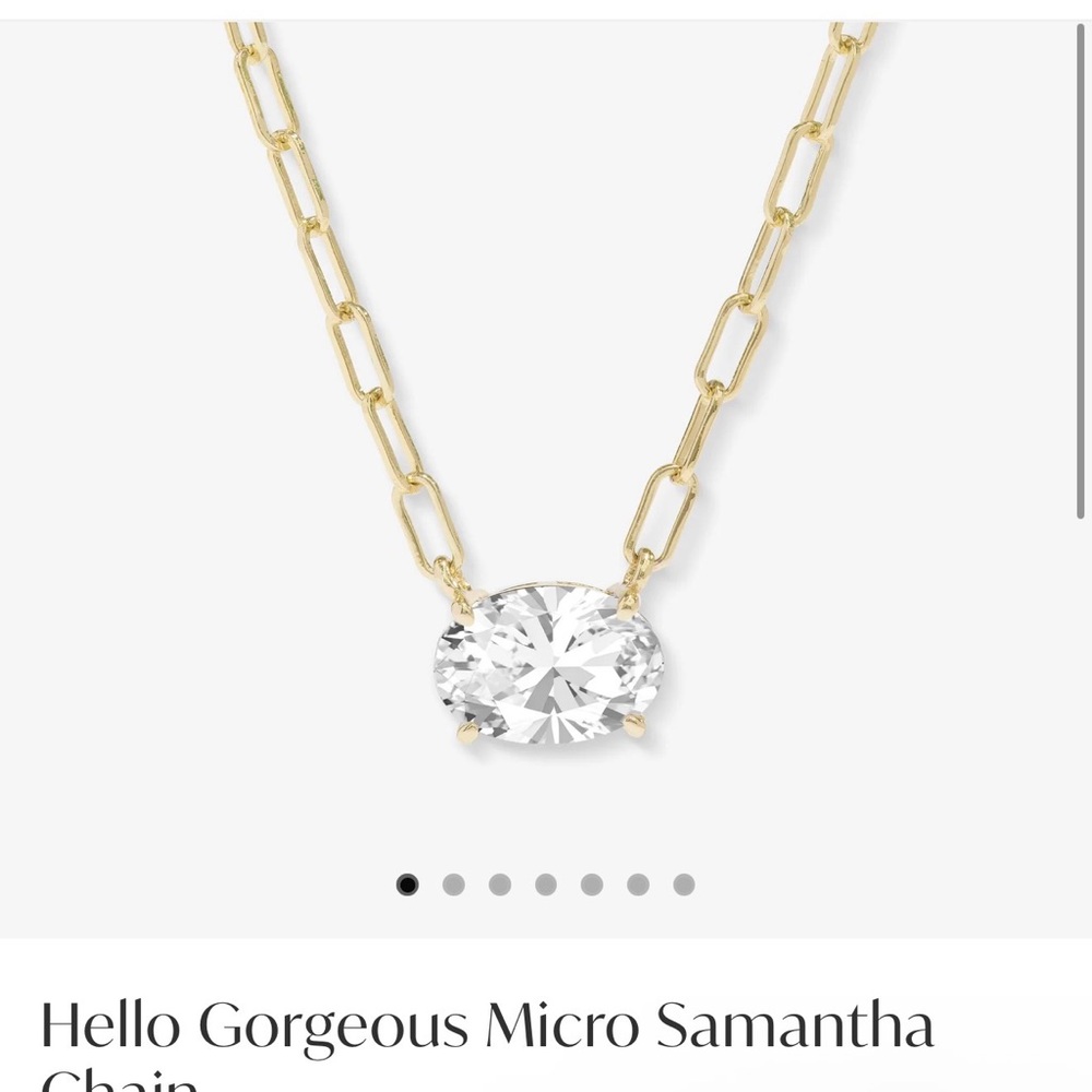 Hello Gorgeous Melinda Maria Gold Necklace (NEW) FREE NECKLACE WITH PURCHASE